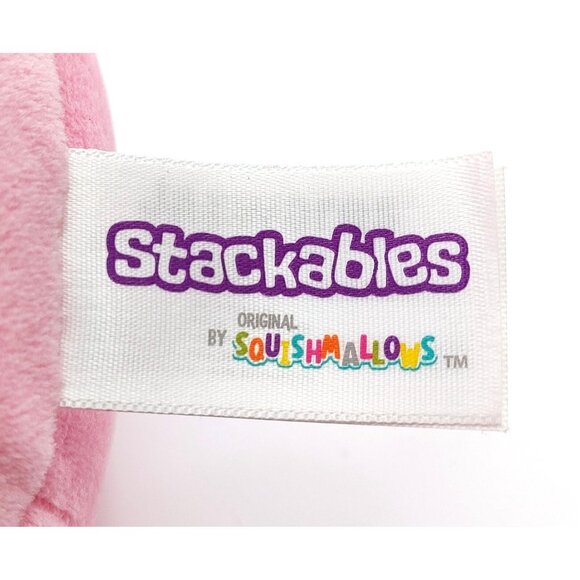 Squishmallows Kellytoy Plush Stackable Rhiannon the Pink Fox 8" - Picture 4 of 4